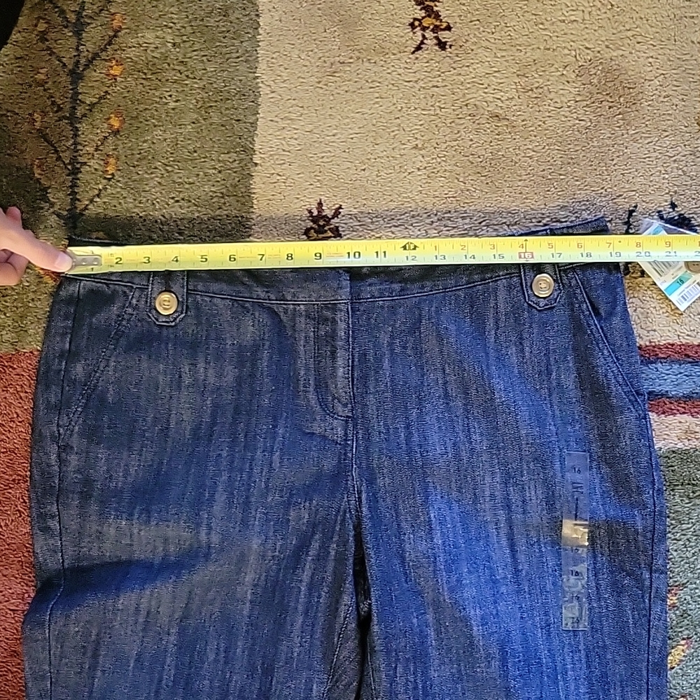 INC. Denim wide leg pants - Picture 6 of 6